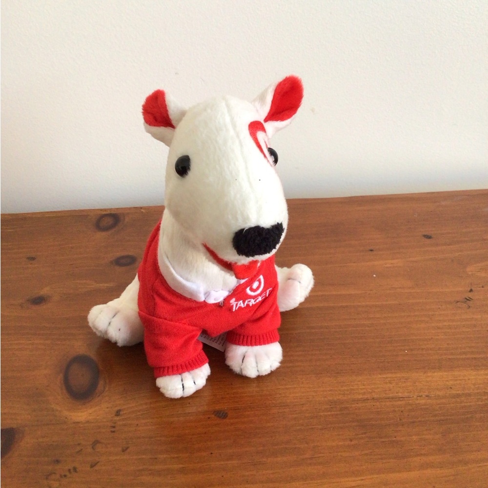 Target Red and White Dog Plush Toy Made Exclusively for Target